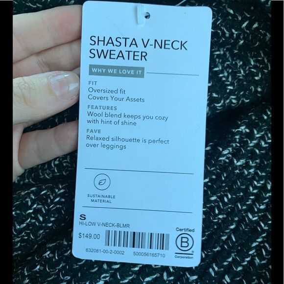 Athleta Shasta V-Neck Sweater - Picture 5 of 6